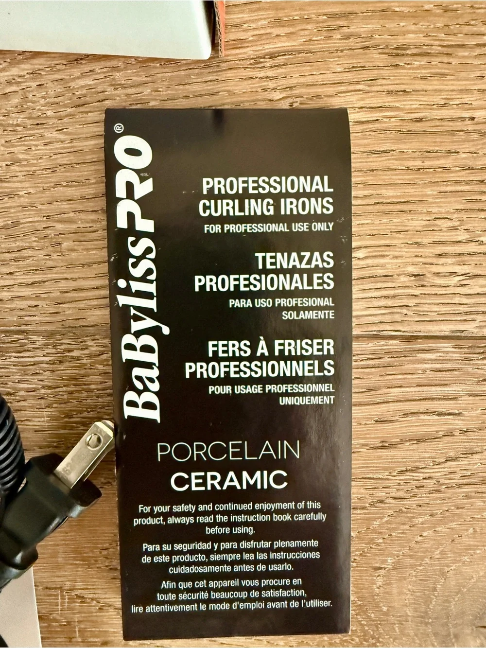 BaByliss Pro Porcelain Ceramic Curling Iron, 1 1/4” Barrel, NEW IN BOX